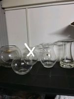 4 Vasen aus Glas,  Glasvasen zwischen 8 und 12 € pro Stück Nordrhein-Westfalen - Ense Vorschau