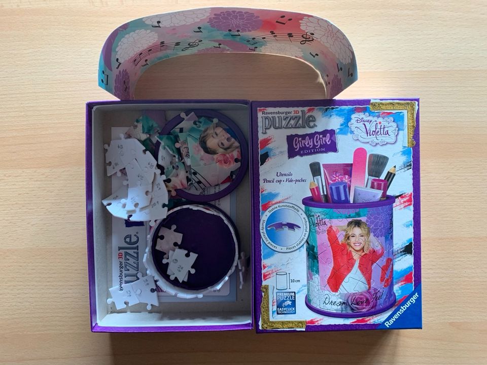 Ravensburger 3D Puzzle Violetta Set Aufbewahrungsbox und Utensilo in Stade