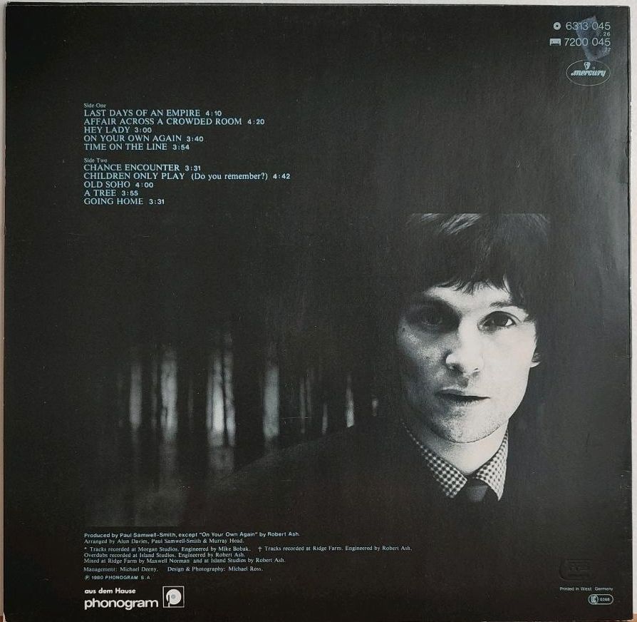 LP Murray Head: Voices (1980) in Angelmodde