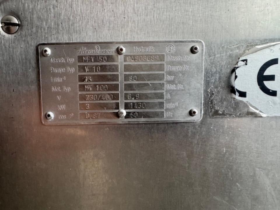 Wurstfüller/ Füllmaschine Vakuum Füller Alexanderwerk NFV50 in Bad Neuenahr-Ahrweiler