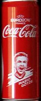 SUCHE:  Coca-Cola Dose Nr. 15 - MARIO GÖTZE - FUSSBALL EM 2016 Bayern - Würzburg Vorschau