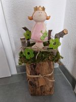 Holzbalken Holzsäule Gartendeko Frühling Froschkönig Eiche Baden-Württemberg - Oberboihingen Vorschau