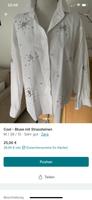 Bluse Hemd oversize Leopard Strass Zara M L kariert weiß transpa Hessen - Hofheim am Taunus Vorschau