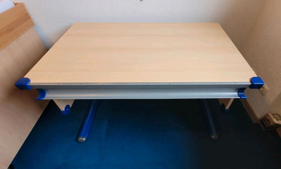 Kettler Kinder Schreibtisch,  blau,  höhenverstellbar in Iserlohn