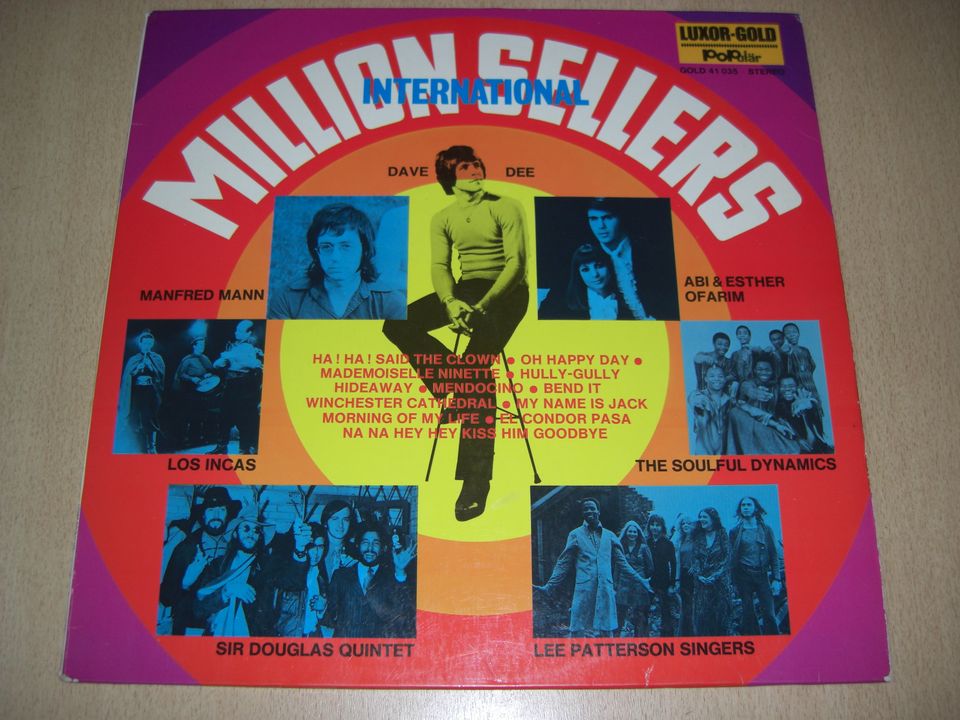 2 alte Langspielplatten LP Million Sellers, Pop Gold 70er Jahre in Aachen