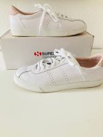 Superga Sneaker Gr 41 LEDER weiss rosa 1x getragen Baden-Württemberg - Leonberg Vorschau