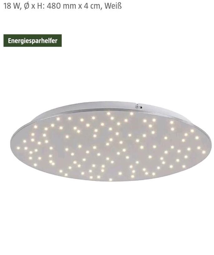 ⭐️⭐️⭐️ LED-Panel Deckenlampe mit Fernbed, NP 164 € wie Neu ⭐️⭐️⭐️ in Warin