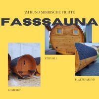 Fasssauna Rund 3M mit Veranda ⭐️ Garten Sauna ✅ Wandstärken 42mm Bayern - Ergoldsbach Vorschau