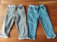 Zwei Capri Jeans kurze Hosen Topolino Gr. 122 süß Nordrhein-Westfalen - Straelen Vorschau