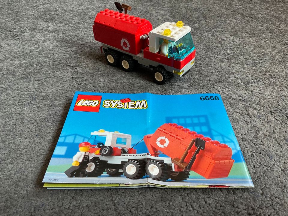 Lego 90iger Retro 6668 6670 mit Anleitung-guter Zustand in Ronshausen