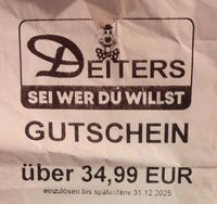 Deiters Krefeld Karnevals Gutschein 35€ für 30€ Nordrhein-Westfalen - Krefeld Vorschau