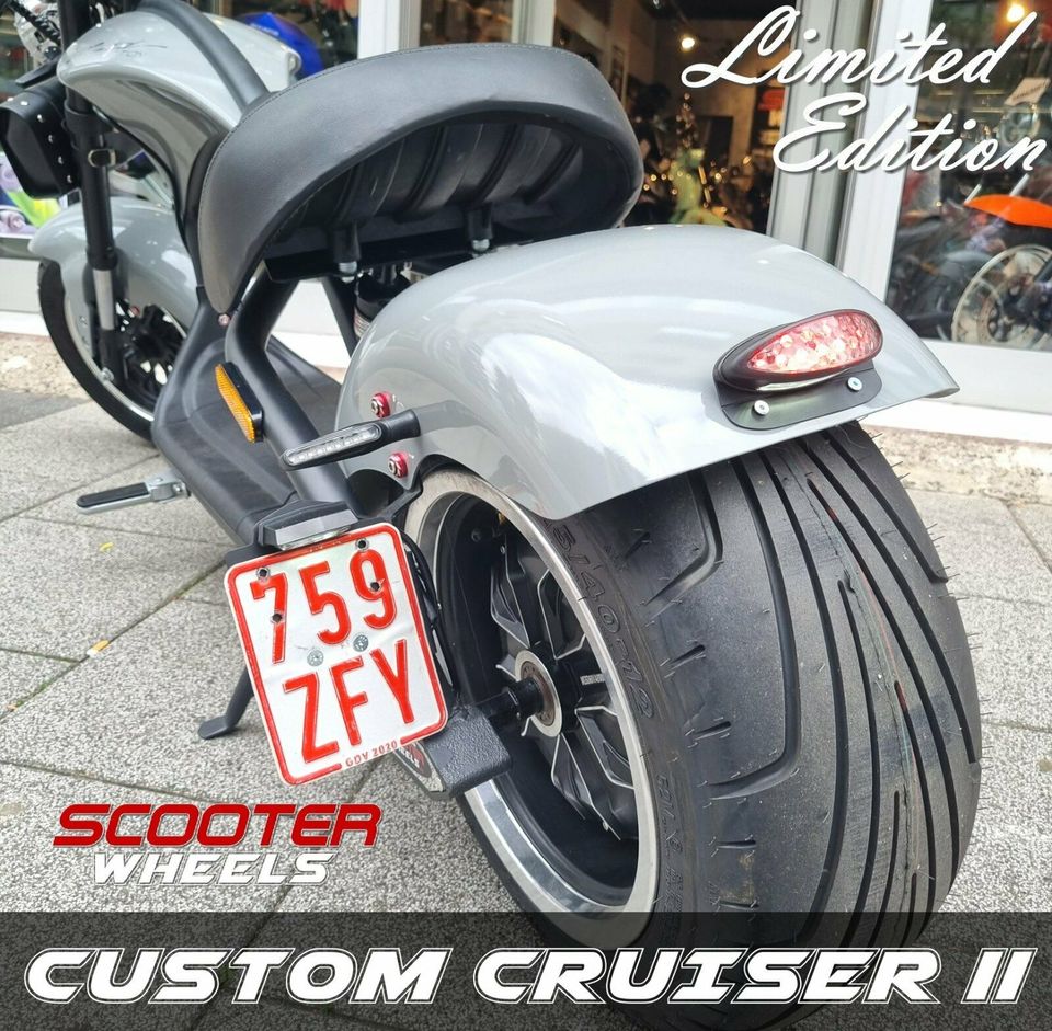 ⚡NEU⚡ Custom Cruiser LE-2 E-Scooter Elektro Chopper ⚡ Umbau ⚡ in Bad Kreuznach