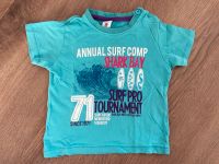 C&A baby club T-Shirt Jungs Größe 80 türkis Surf Camp Baumwolle Nordrhein-Westfalen - Wermelskirchen Vorschau