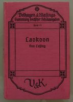 Lessing: Laokoon. Schulausgabe 1928 Münster (Westfalen) - Mauritz Vorschau