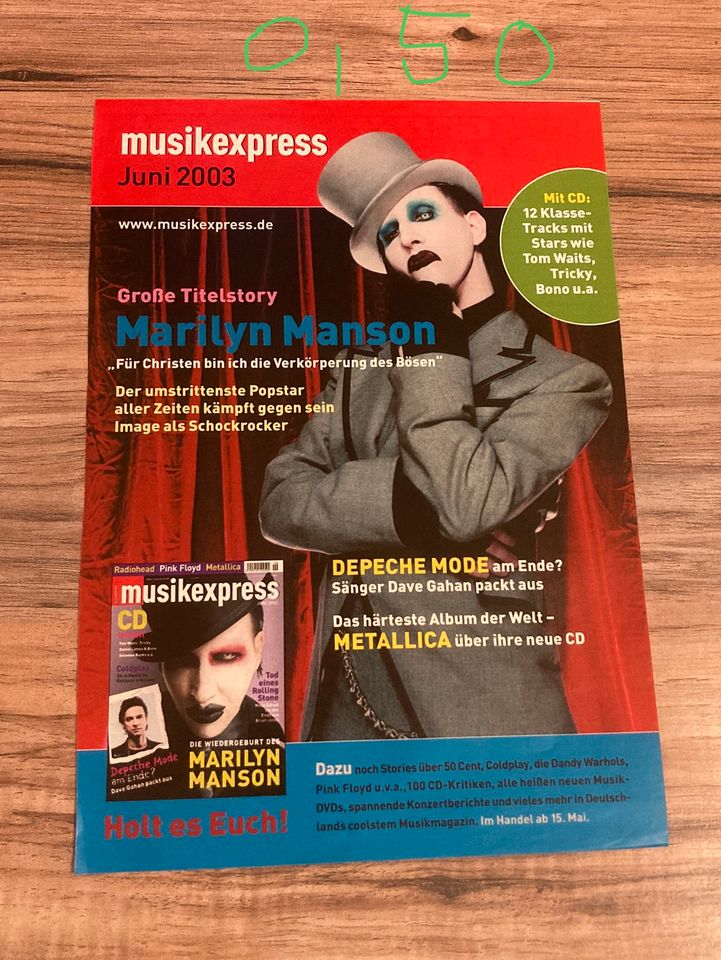 Marilyn Manson Berichte Clippings Golden Age Holy Wood in Berlin