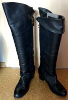 Bronx Overknees Overknee-Stiefel Leder schwarz Gr 40 Nordrhein-Westfalen - Rheine Vorschau