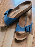 Birkenstock Madrid 38 blau Sandalen Ökolatschen Boho Hessen - Fulda Vorschau
