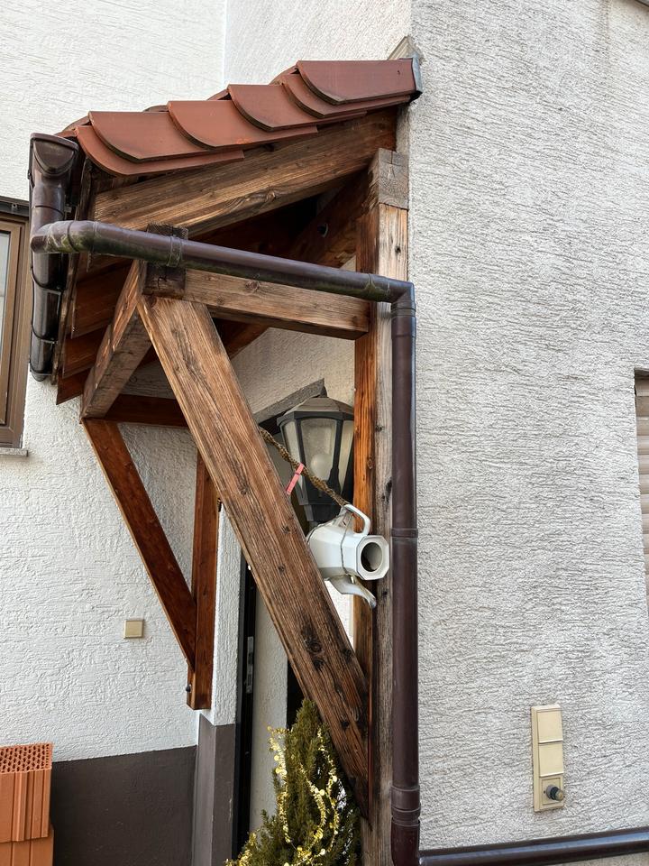 Holz Vordach / Dach / Überdachung - abmontiert & abholbereit in Rüsselsheim