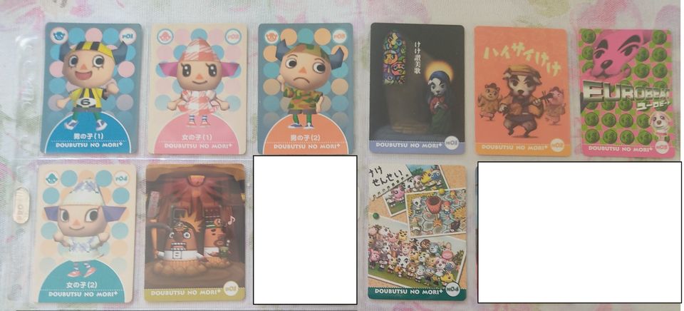 Animal Crossing e Reader card Doubutsu no Mori+ 1 und 2 komplett in Meerbusch