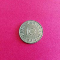10 Franken 1954 Saarland  besondere Münze! Baden-Württemberg - Emmendingen Vorschau