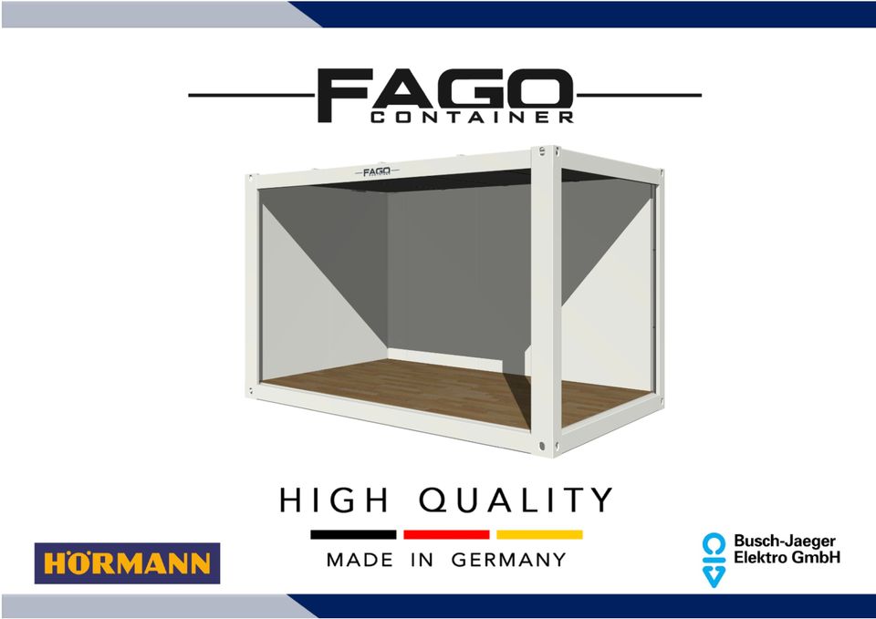 Bürocontainer / Miete / Mietkauf / Finanzierung / FAGO in Oberau
