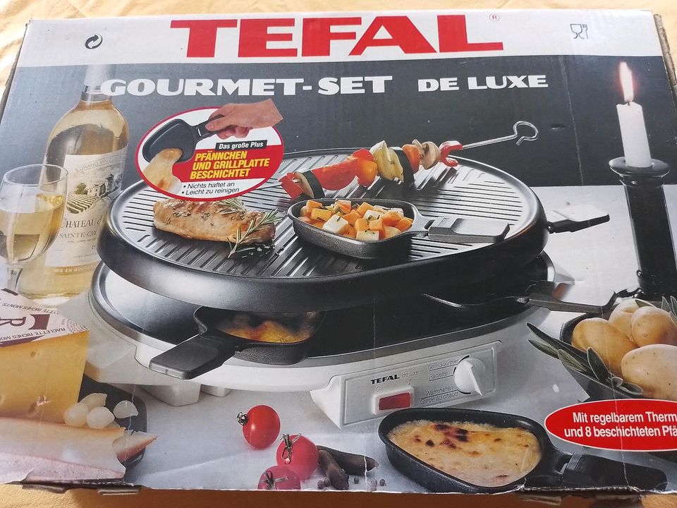 Tefal Gourmet-Set de Luxe, Raclette, Grill, Warmhalteplatte in Greifswald