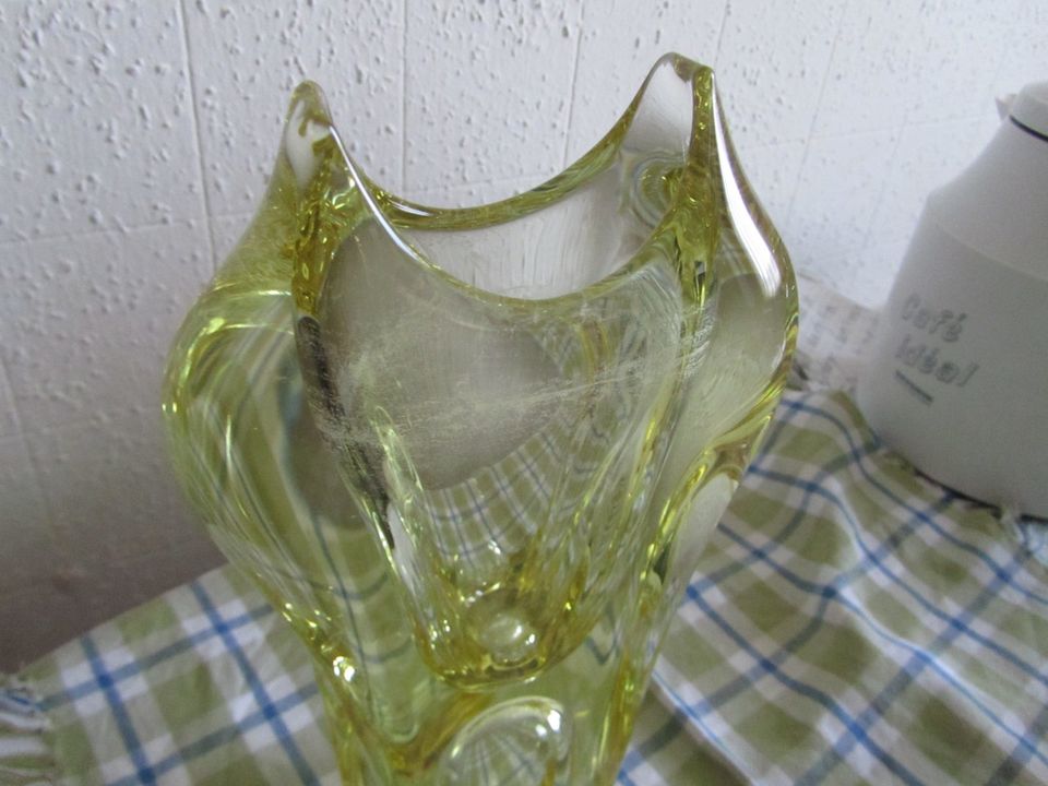 Vase Glaskunst 60iger Jahre ,wertv.Bohemia Czech Vase in Salzhemmendorf
