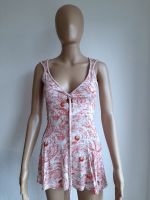 Just Cavalli Damen Oberteil Top Minikleid Gr. 34 weiß rot Bayern - Waltenhofen Vorschau