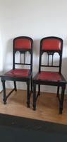 6 Jugendstil Holz/Leder Stühle Berlin - Köpenick Vorschau