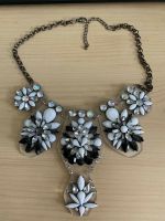 Statement Kette Damen groß Schmuck weiß schwarz Steine Blumen Rheinland-Pfalz - Weinsheim (Kr Bad Kreuznach) Vorschau