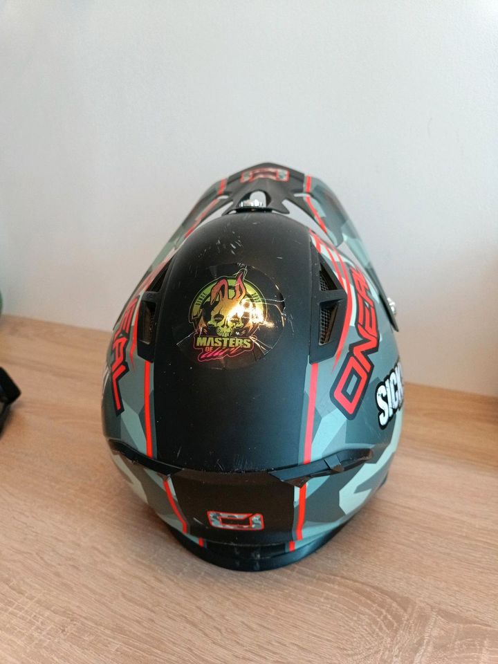 O'Neal MTB Helm L fullface + Brille in Sponheim