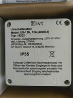 Umschaltstation IVT US-12 Vorrangschaltung für 2 x 230V Mecklenburg-Vorpommern - Greifswald Vorschau