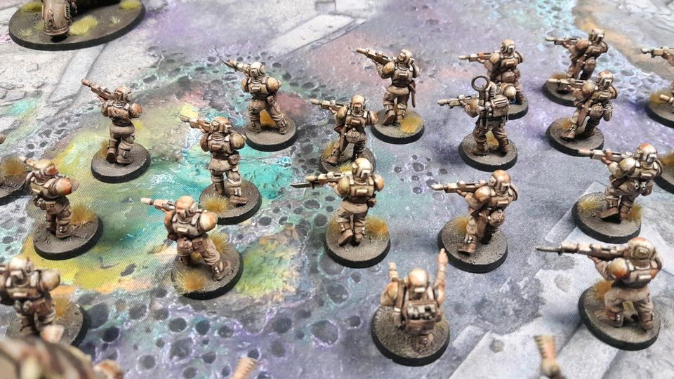 Warhammer 40k Chaos Deathguard Blight Drones  Kultisten/Cadian in Brieskow-Finkenheerd