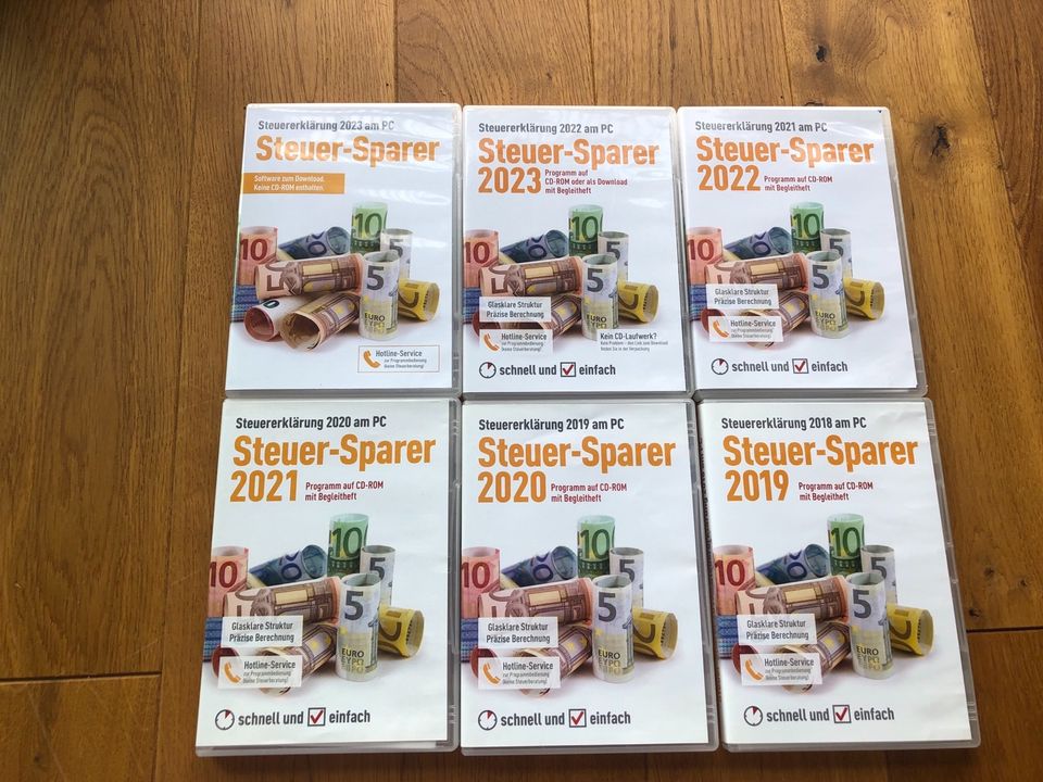 Steuer-Sparer Software Veranlagungsjahre 2018-2023 in Lauterbach (Hessen)