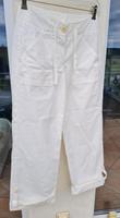 Hessnatur Damen Hose Gr.34 weiß  100% Bio Baumwolle Düsseldorf - Bilk Vorschau