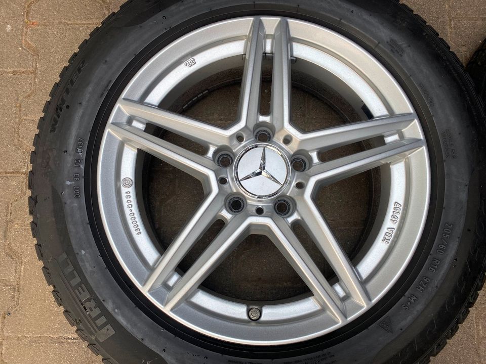 16 Zoll Mercedes VW Audi Skoda Seat 6,5Jx16 ET38 5x112 205/60 R16 in Klein-Winternheim