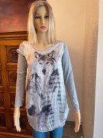 Marc Cain Blusenshirt Bluse Größe S 36 grau Wolf Longbluse Rheinland-Pfalz - Mainz Vorschau