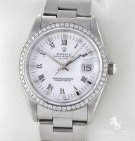 Rolex Date 34mm Stahl Automatik Saphirglas Diamantenbesatz 15200 München - Au-Haidhausen Vorschau