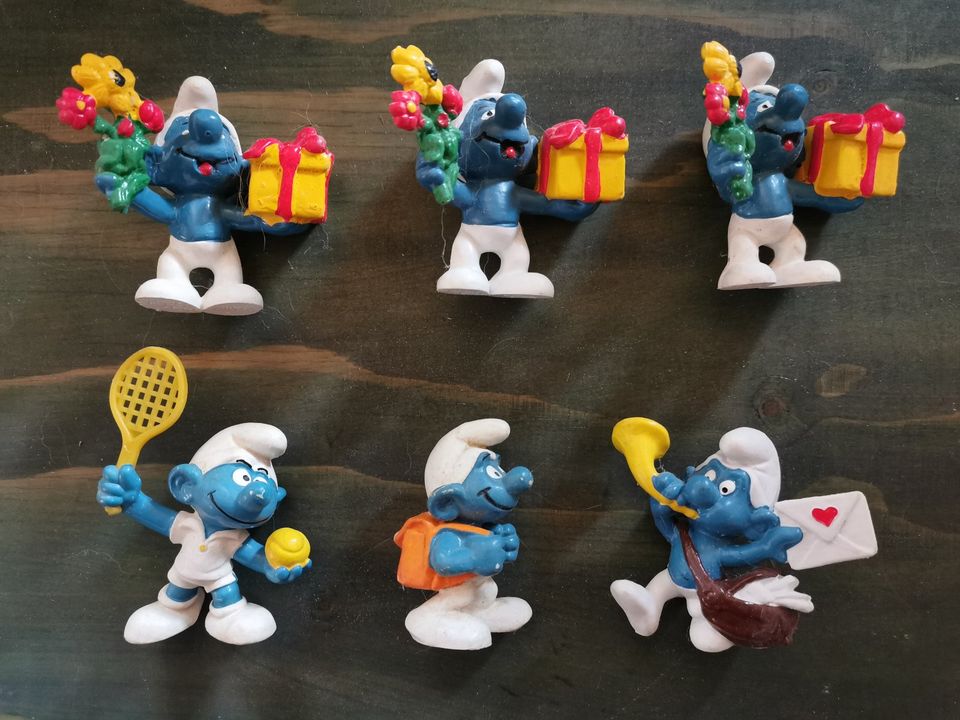 Schleich Schlumpf Smurf Schlümpfe Figuren Konvolut in Diespeck