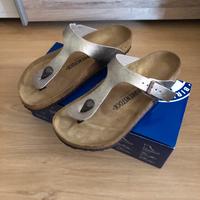 Birkenstock Gizeh Sandalen Zehentrenner Gr. 39 Graceful Taupe München - Altstadt-Lehel Vorschau