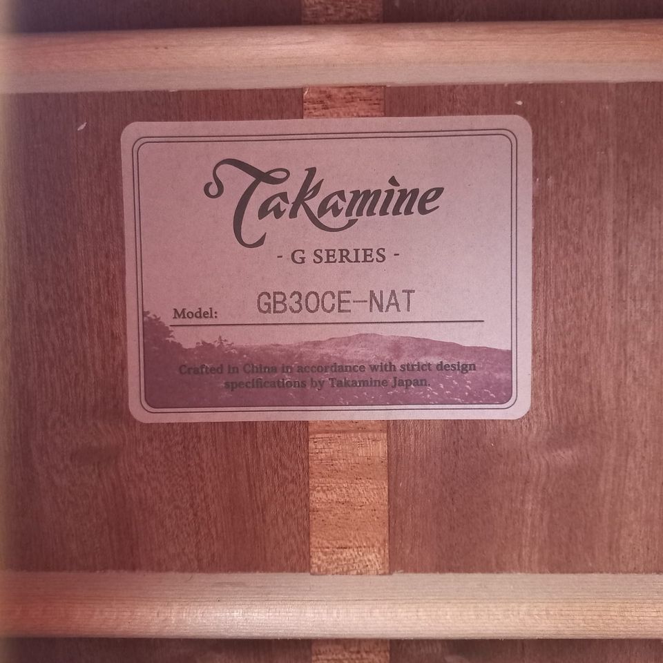 Takamine GB30CE-N2 Natural Akustikbass + Tasche in Kiel
