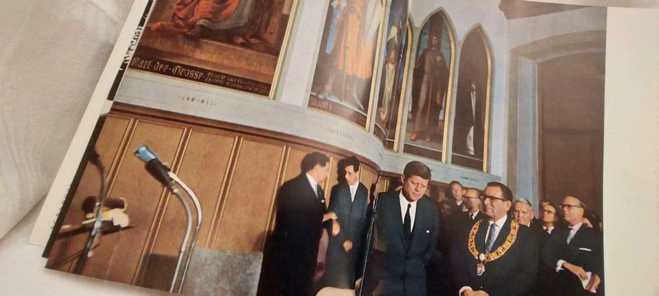 Kennedy in Frankfurt 1963 historisch USA amerikanische Geschichte in Bad Homburg