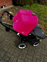 Zwillingskinderwagen Twins duo Bugaboo Donkey pink - viel Zubehör Nordrhein-Westfalen - Korschenbroich Vorschau