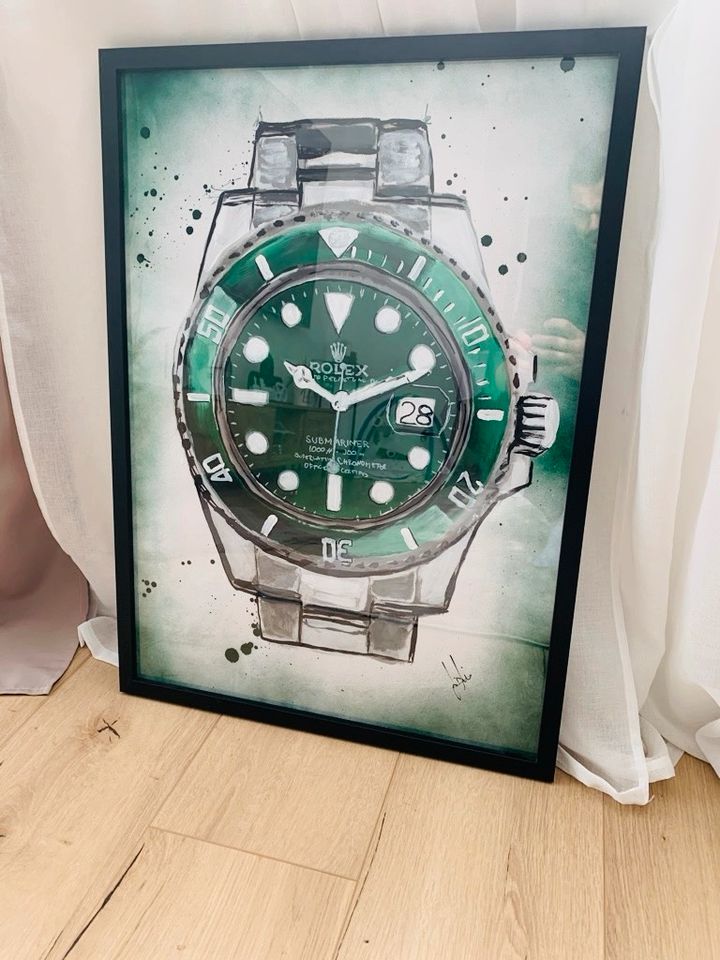 Rolex kunst gemälde hulk pop art bilder malerei bild in Schongau