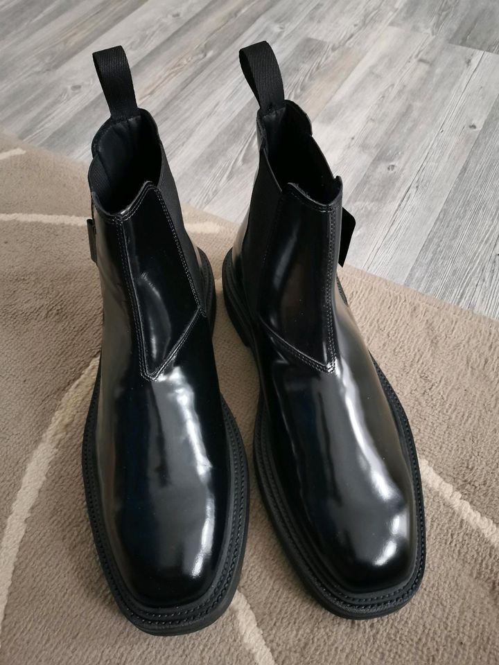 Schwarze Gant Chelsea Boots Gr 45 in Pinneberg