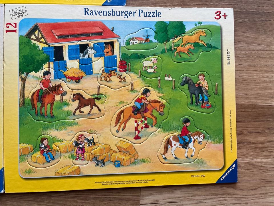 3 Rahmenpuzzle Ravensburger für zusammen in Rastatt