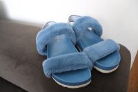 Guess Damen Fake Fur Sandalen Himmelblau 37 ausgefallene Schuhe Beuel - Vilich Vorschau