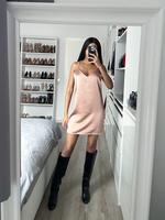 Missguided Roségold Satinkleid Gr. S Düsseldorf - Stadtmitte Vorschau