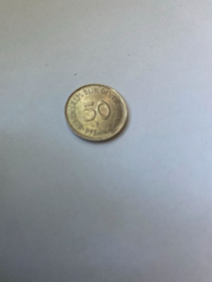 50 Pfennig 1990 A Bundesrepublik Deutschland in Peine