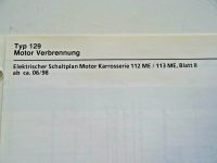 Mercedes Benz Elektrischer Schaltplan Motor Karosserie 112/113 ME Dortmund - Bodelschwingh Vorschau